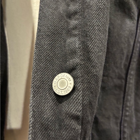 Classic Relaxed Icon Denim Black Jacket size Large - Picture 9 of 15